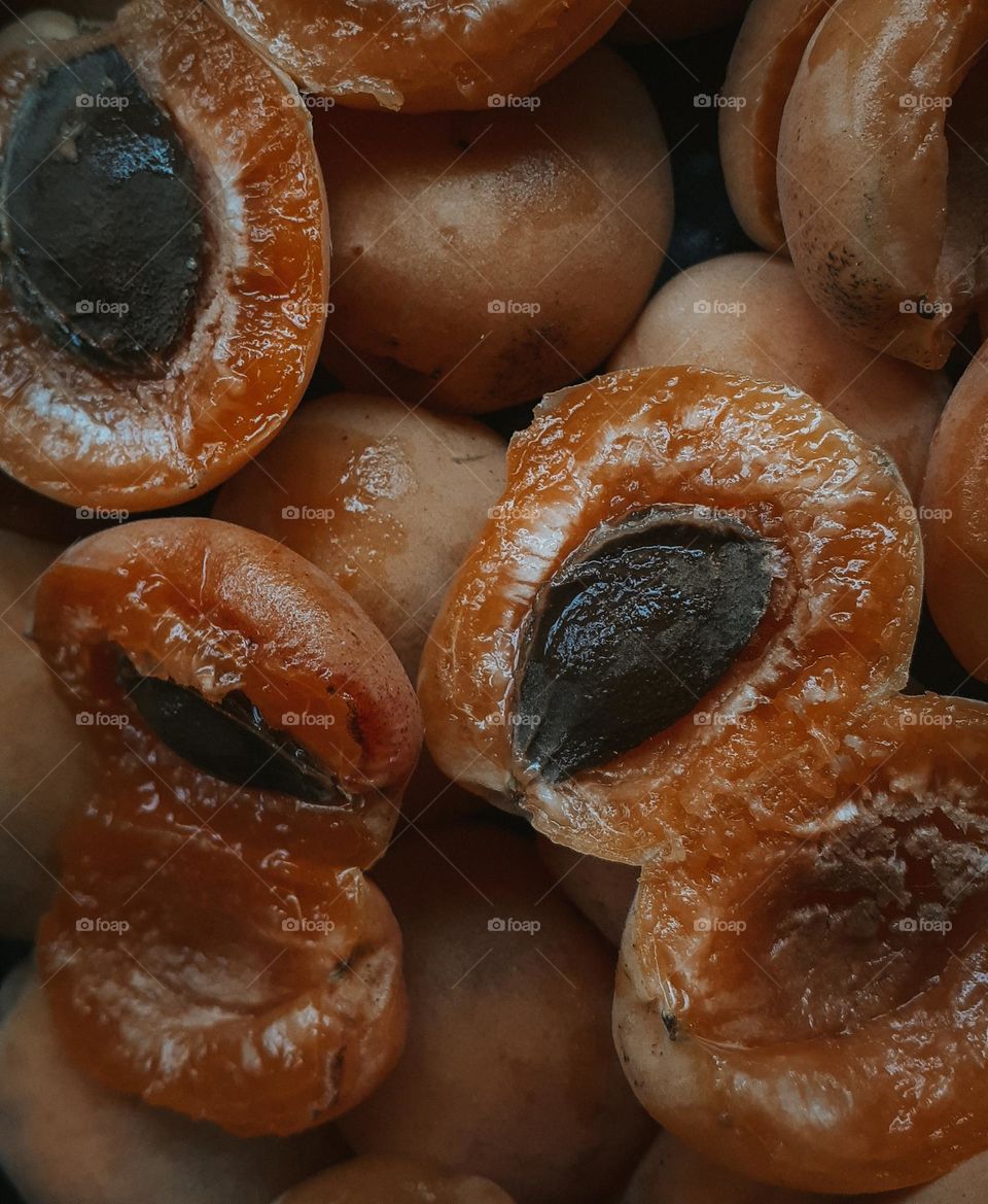 Apricots are grown in the village
