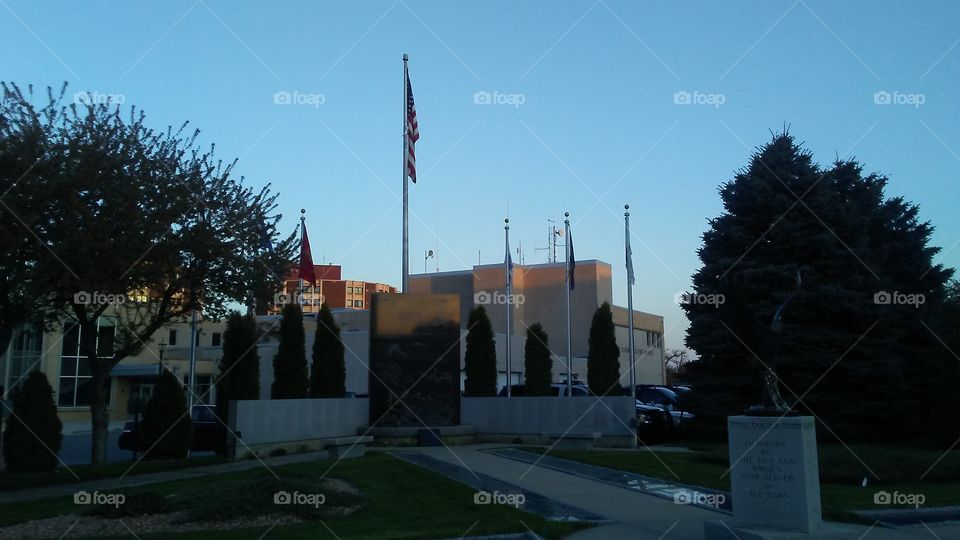 No Person, Flag, Architecture, Tree, Cemetery