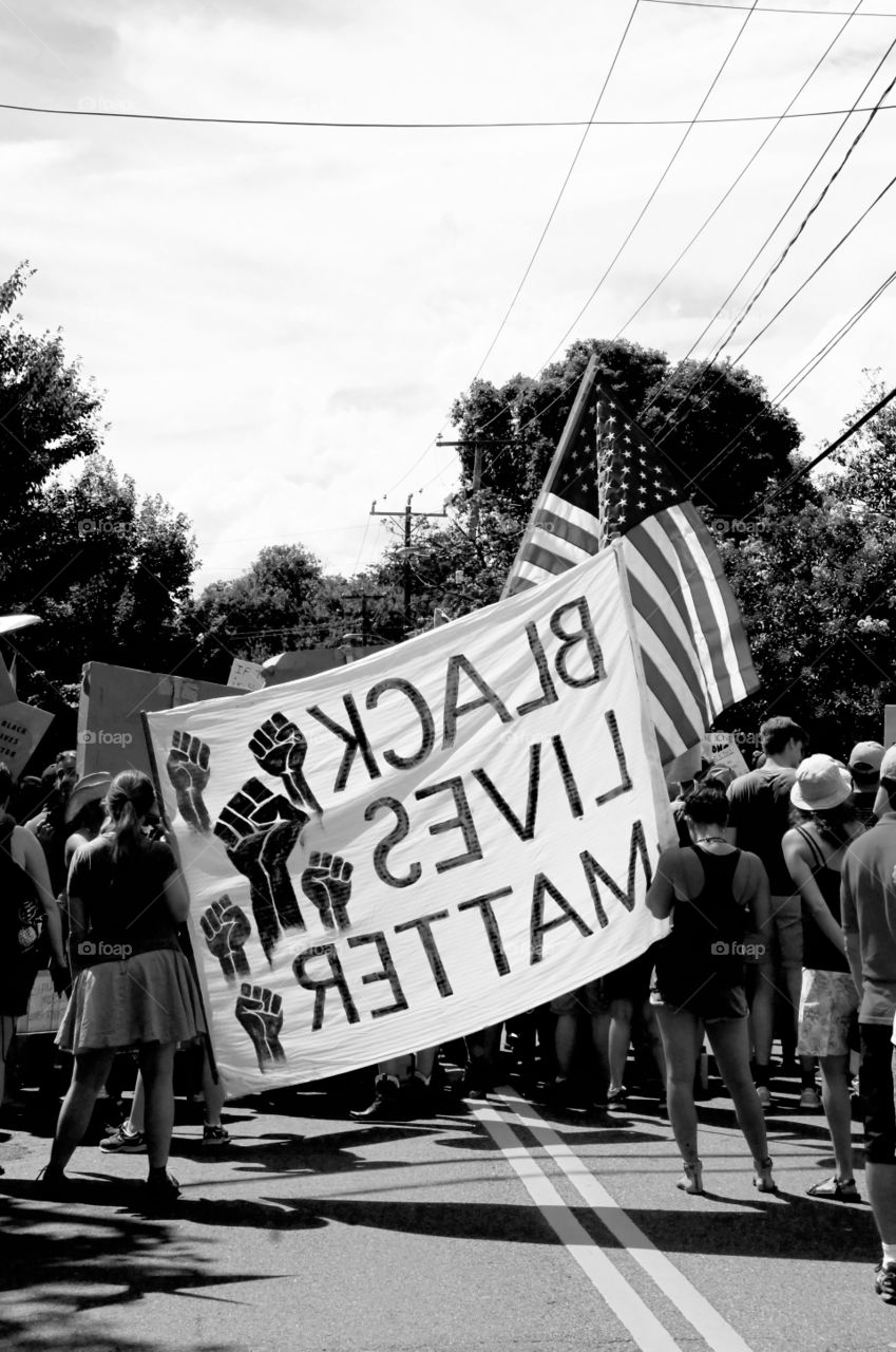 Black Lives Matter Protest Sign