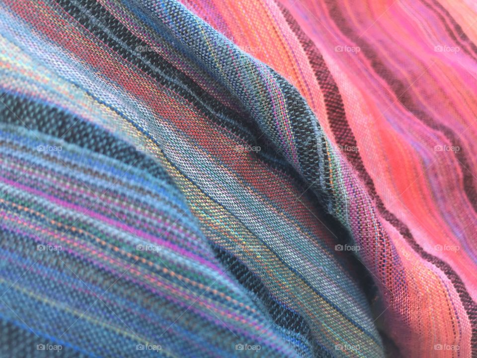 Rainbow fabric