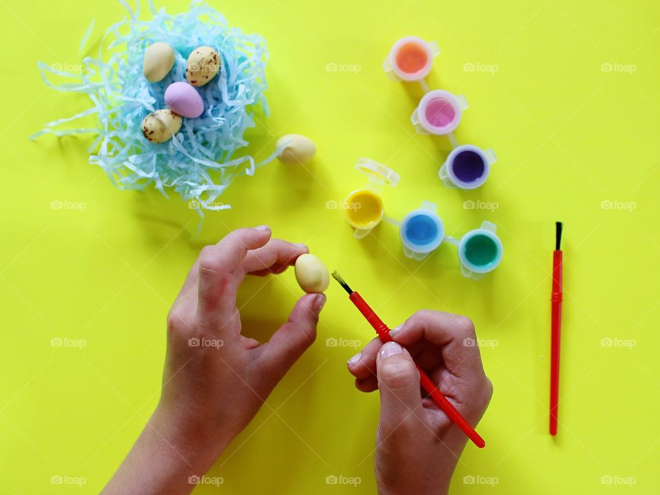 Easter eggs decorations 