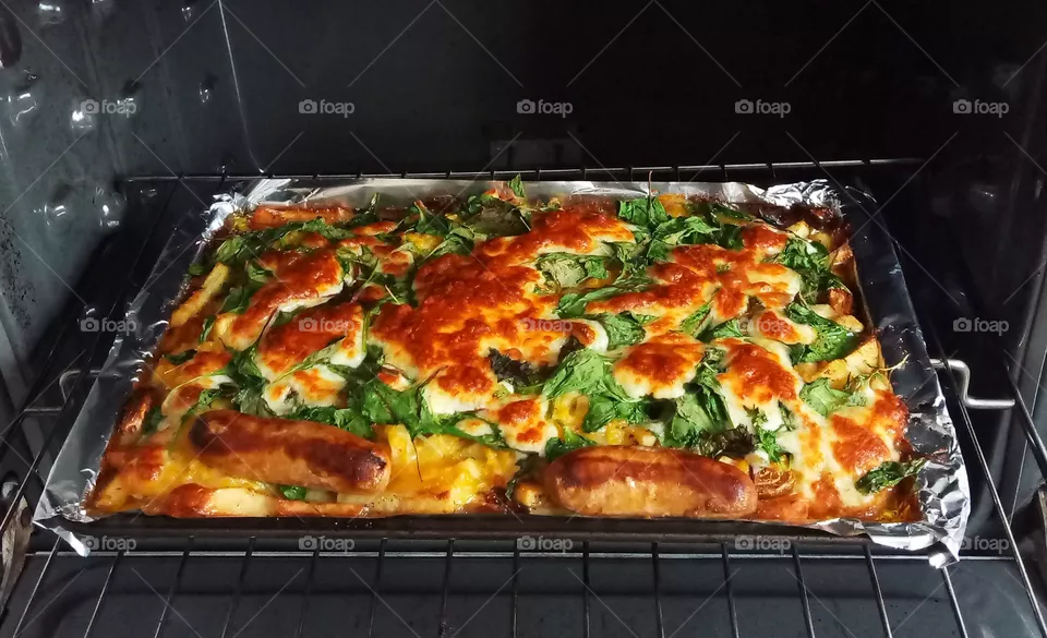 Cooking home.