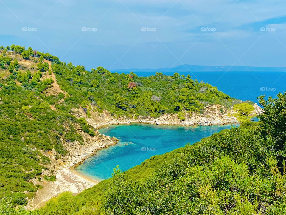 Heart shaped landscape 