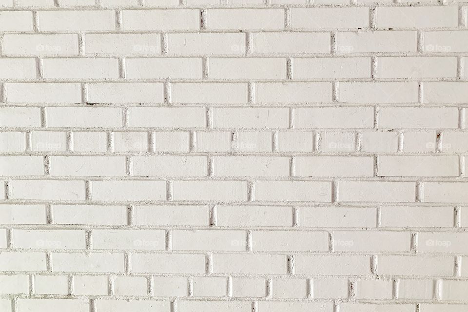 White brick wall