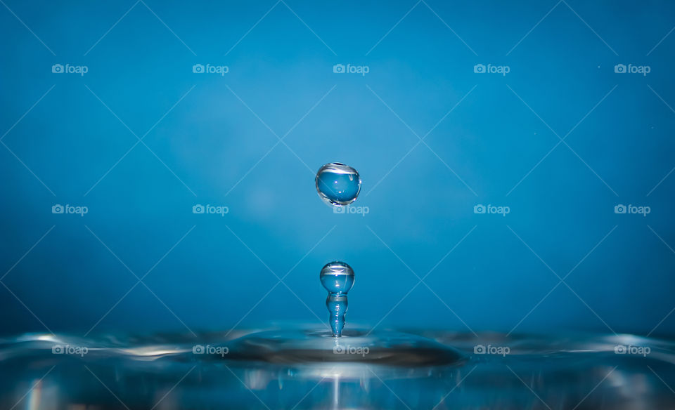 water drop macro photography