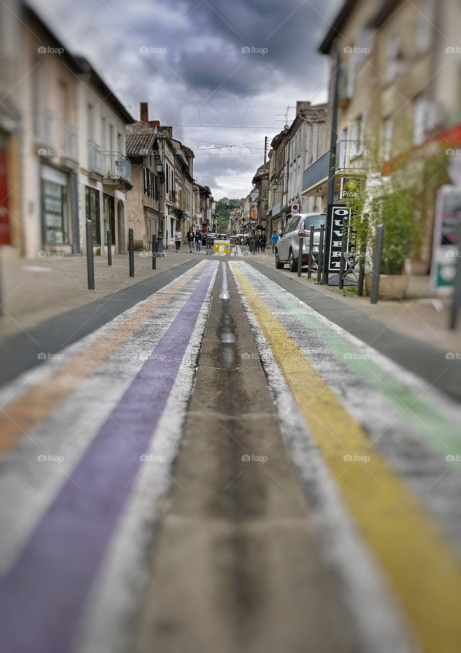 French street scene