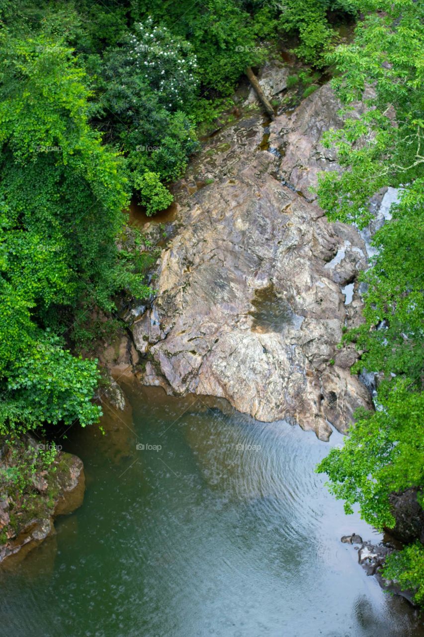 waterscape view from above