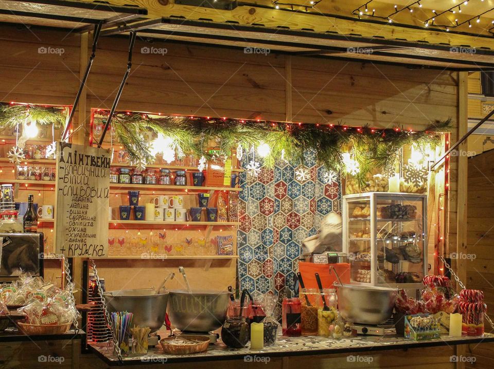 Street food at Christmas