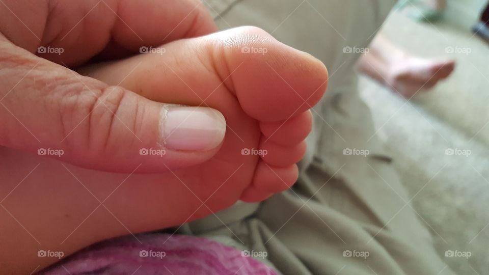 Woman, Hand, Medicine, Foot, Baby