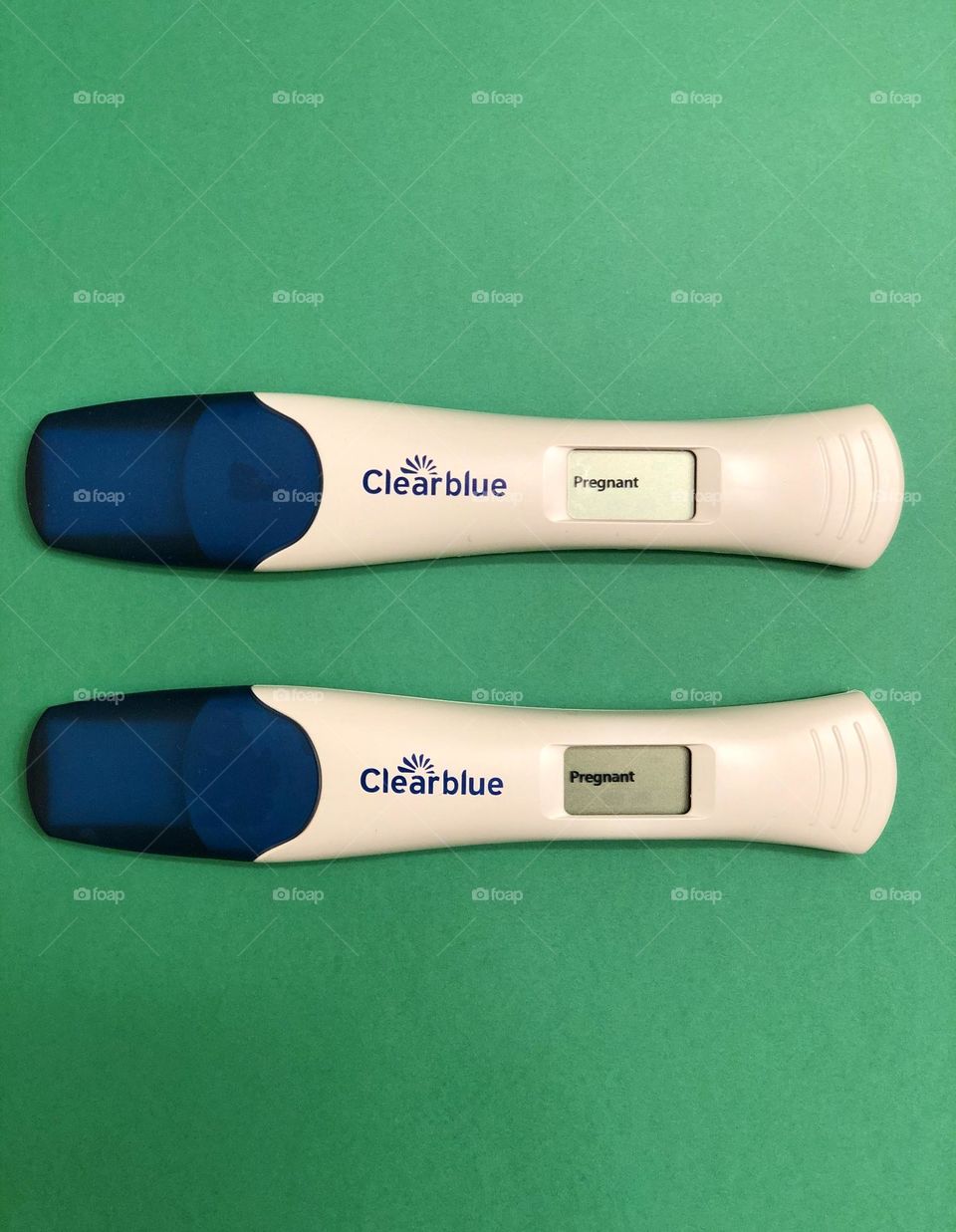 Clear Blue pregnancy test, positive pregnancy test, testing twice, baby on the way 