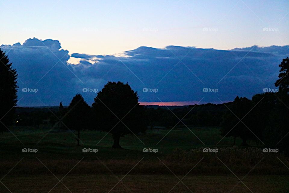 Sundown over the landscapes! 