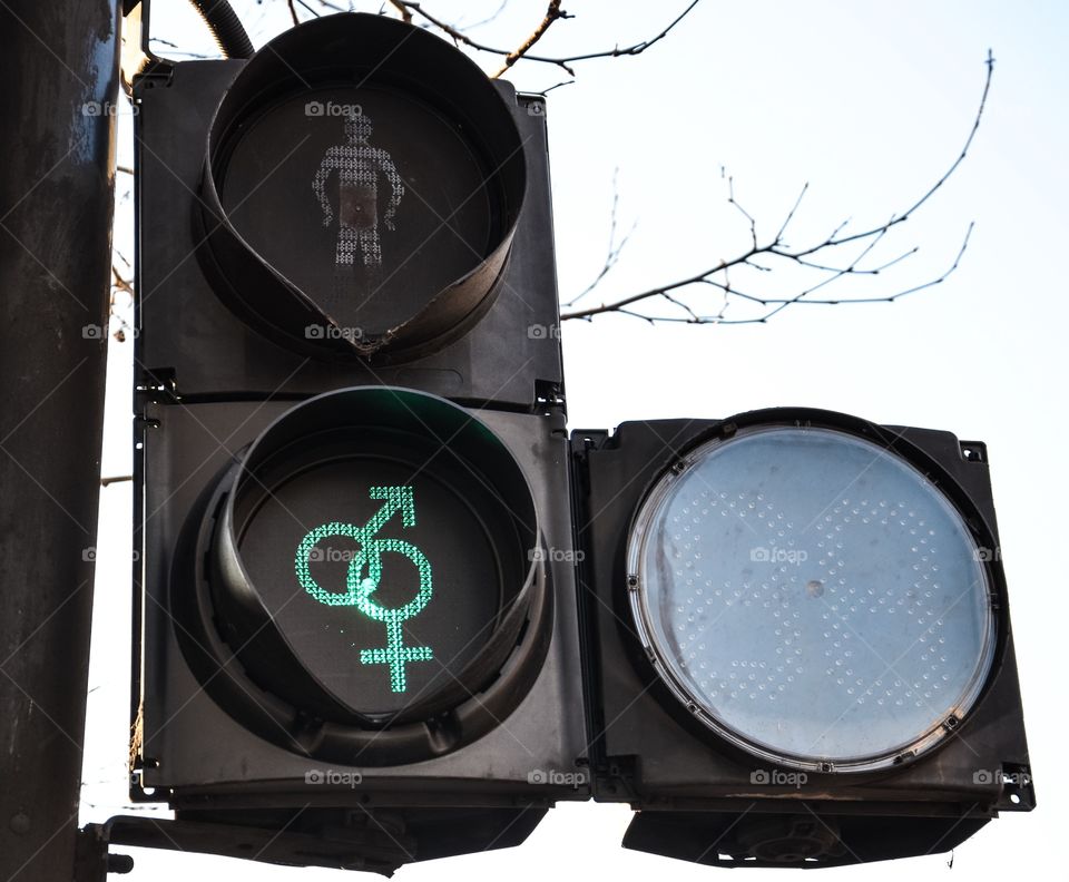 Interesting traffic light