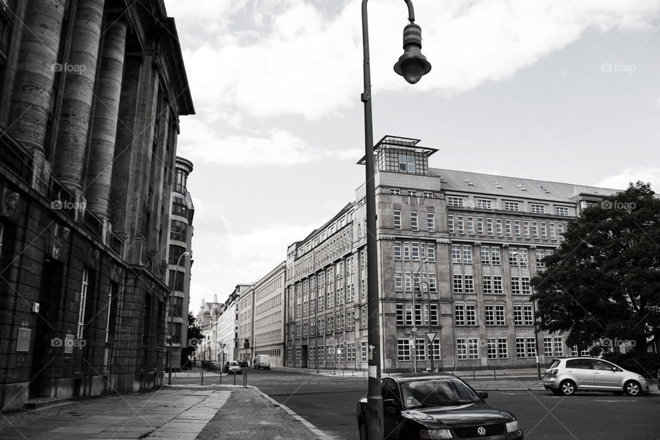 View of street, Berlin, Germany