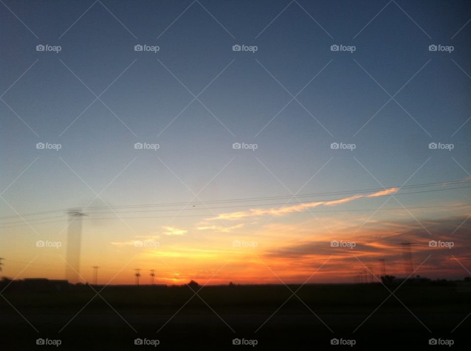 Sunrise outside of OKC. The last Oklahoman sunrise before a year abroad.