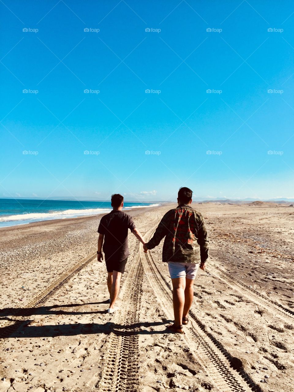 walking hand in hand with my love