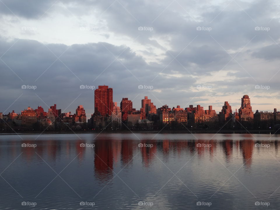 Sunset in Central Park
