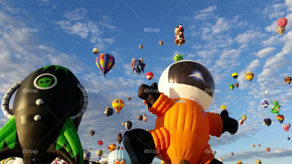 Balloon Fiesta sky 2017