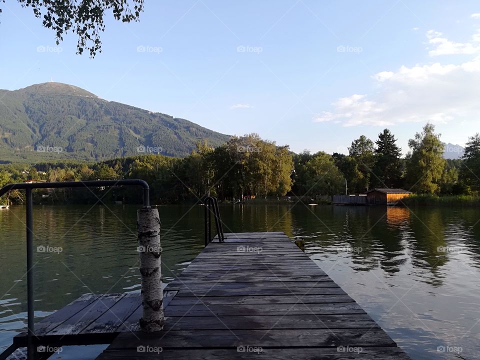 A lake in austria (lanser see)