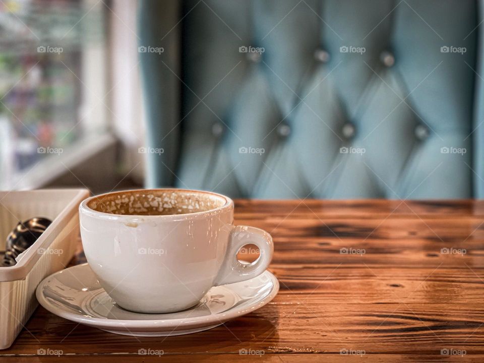 A cup of delicious coffee first thing in the morning will calm the heart 