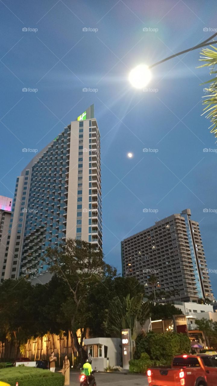hotel building in pattaya tailand