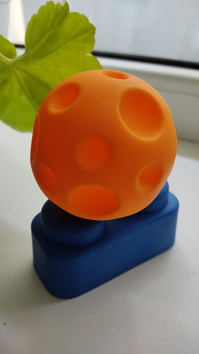 orange and blue