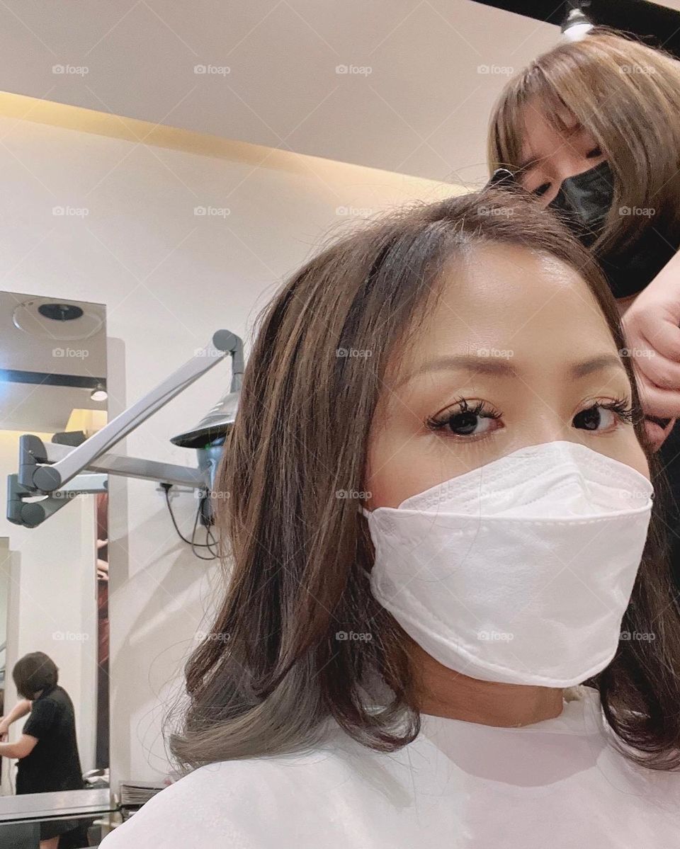 Hair pampering session with stylist 