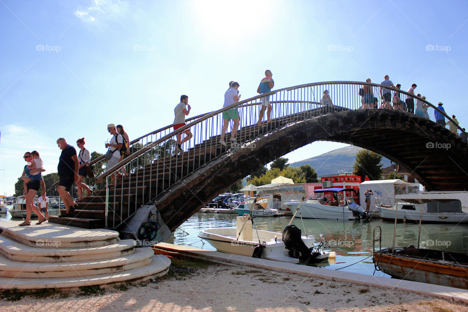 Wooden bridge