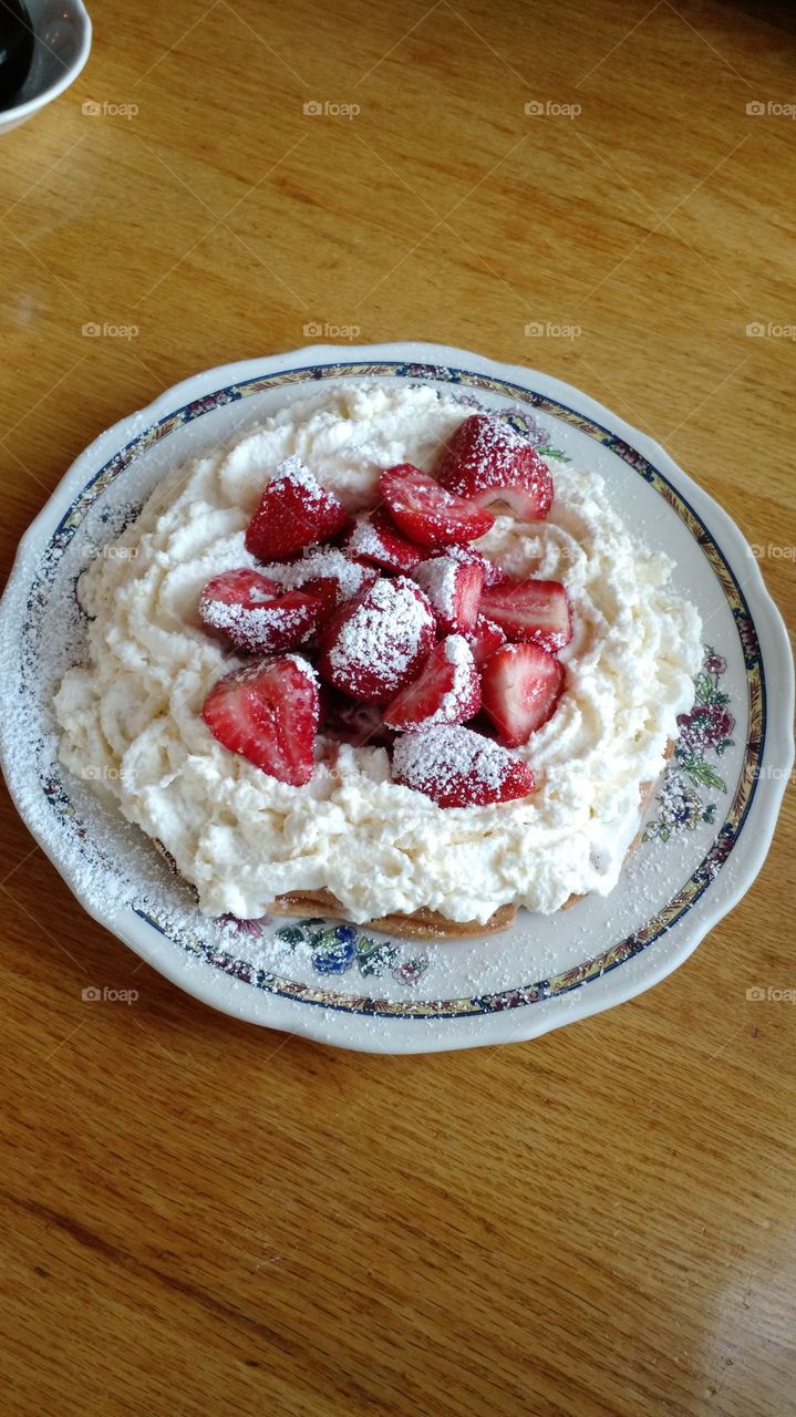 Strawberry Waffles