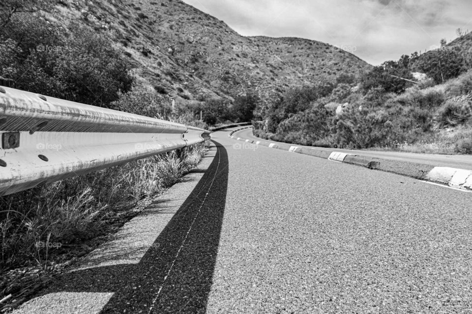 curving mountin road. zoom zoom.