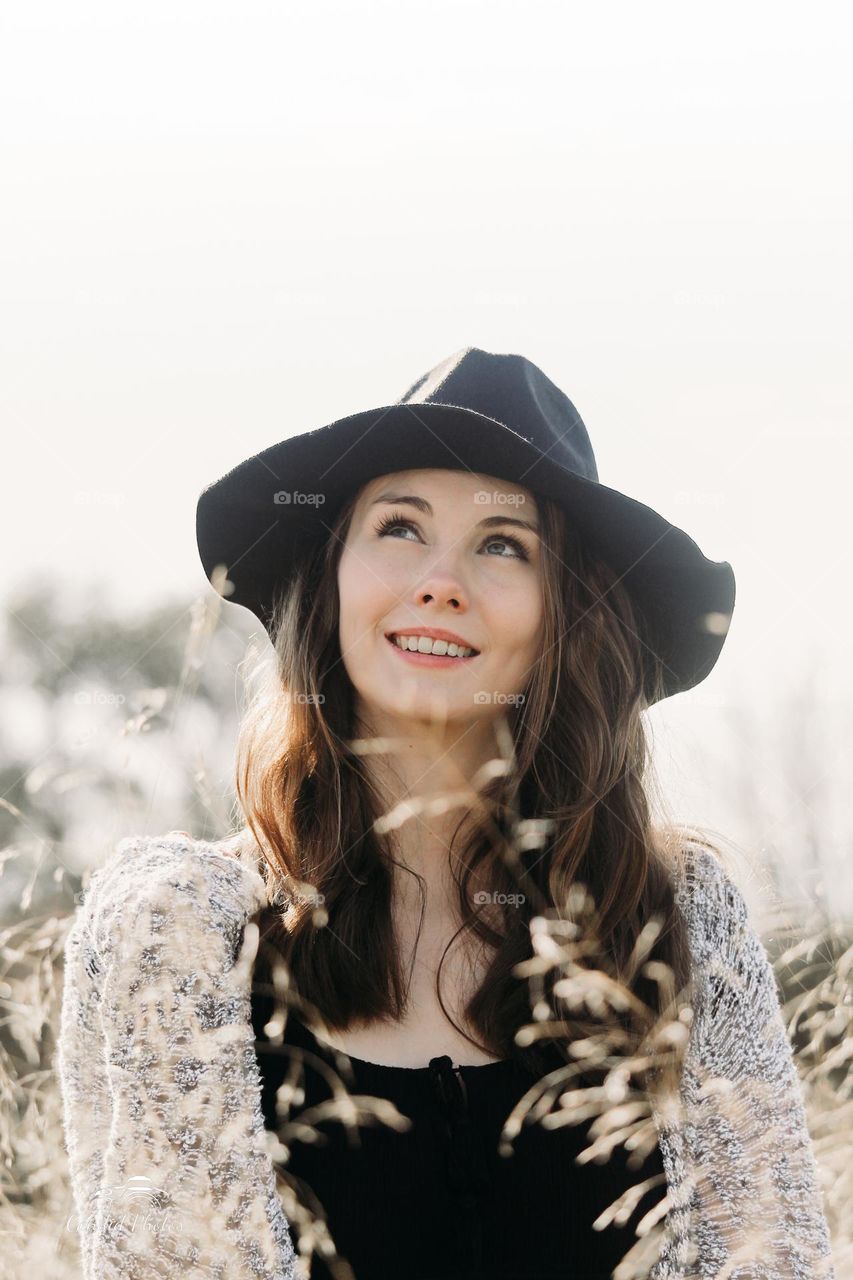 Portrait in the Golden Fields, Scotland.