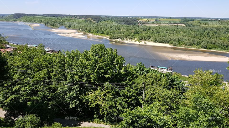 Kazimierz Dolny, widok na Wisłę