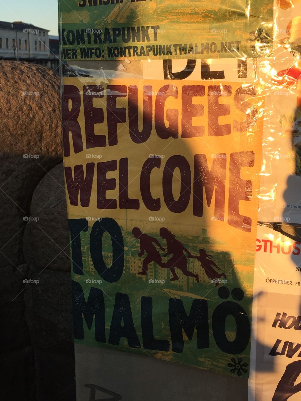 Refugees welcome. 