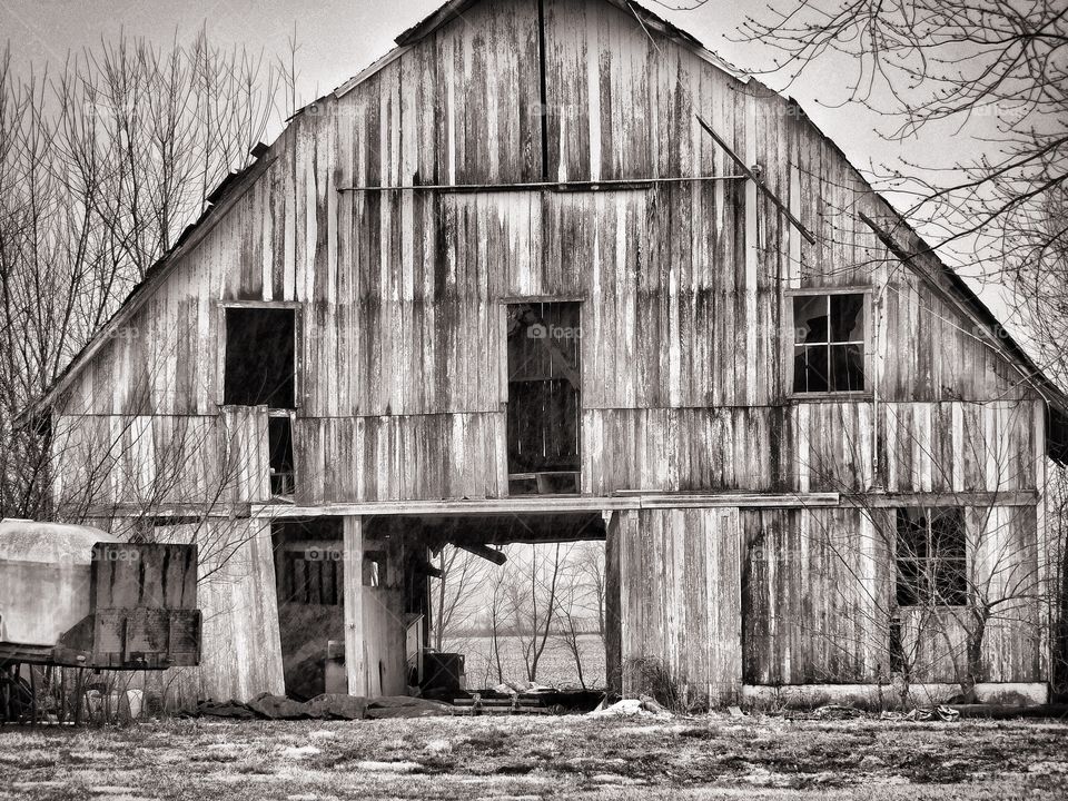 Old Indiana barn