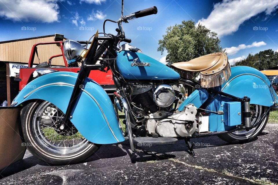 Motorcycles. Vintage Indian