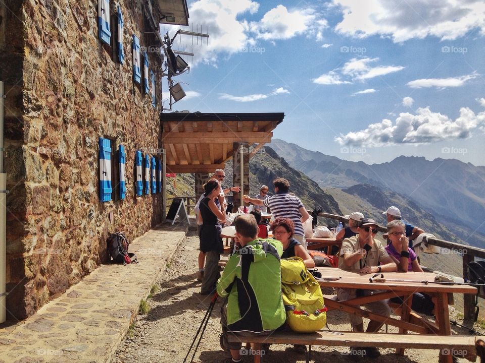 Take a rest. Take a rest in high mountain,Alpen