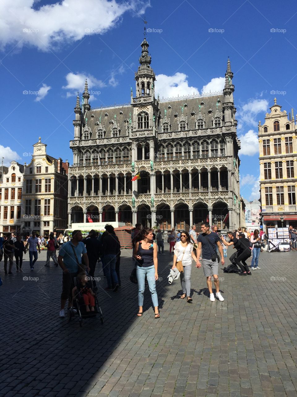 Enjoying Grand Place of Brussels