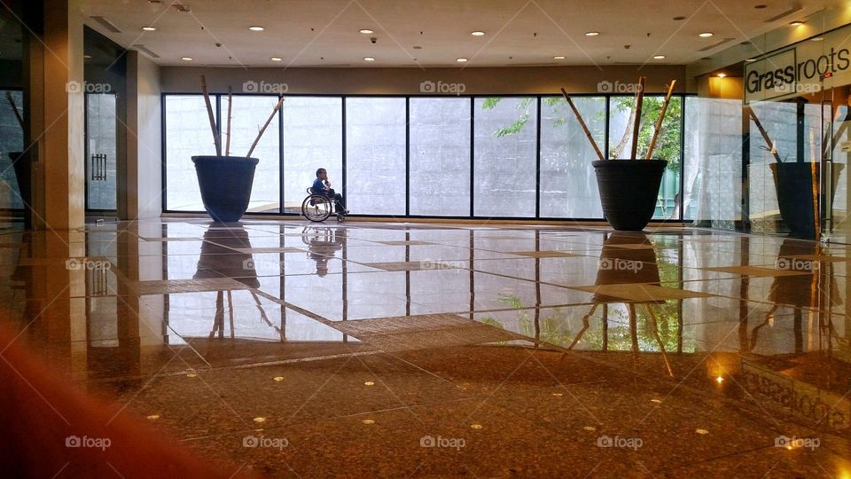 wandering alone on wheels