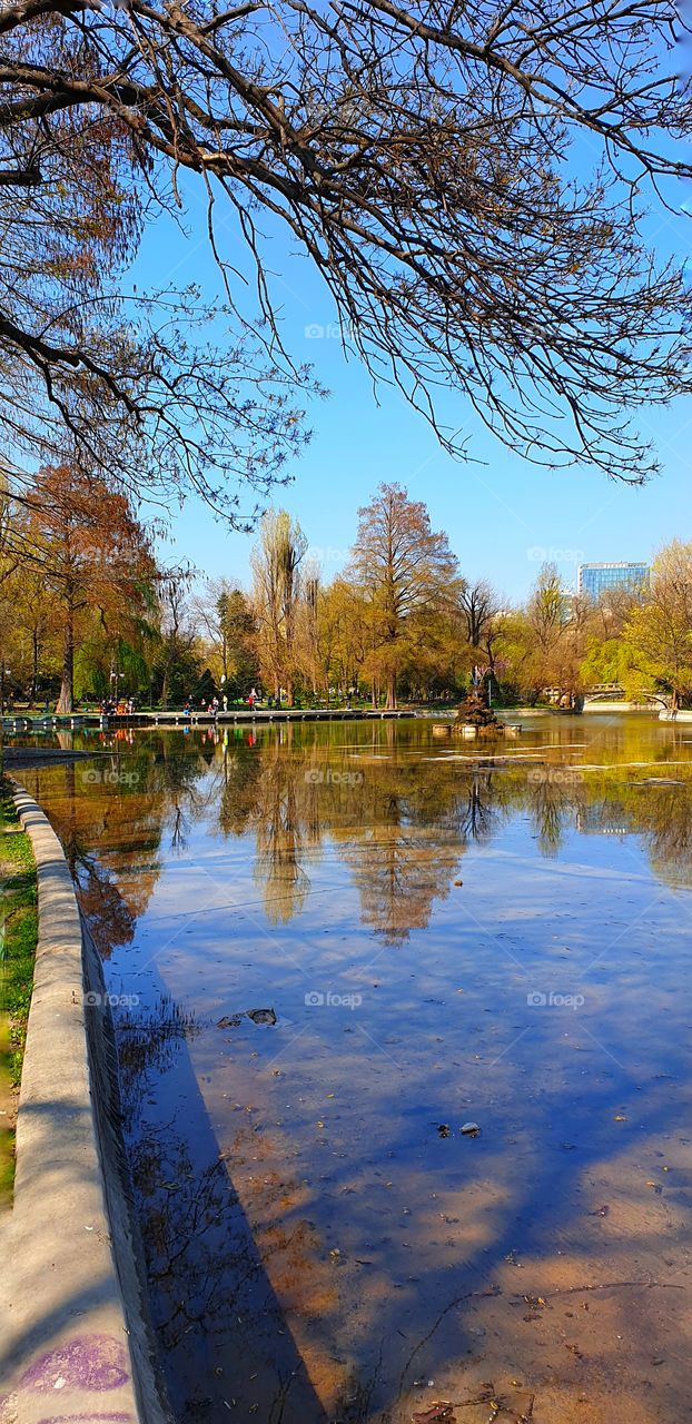 Cișmigiu Park in Bucharest