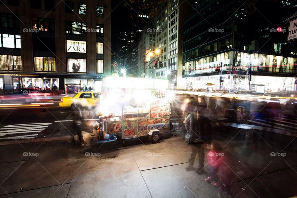 NYC food cart