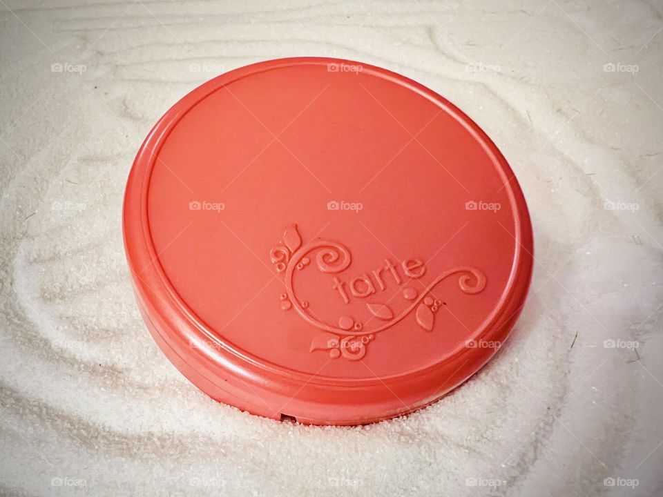 A pretty peachy rose blush by Tarte