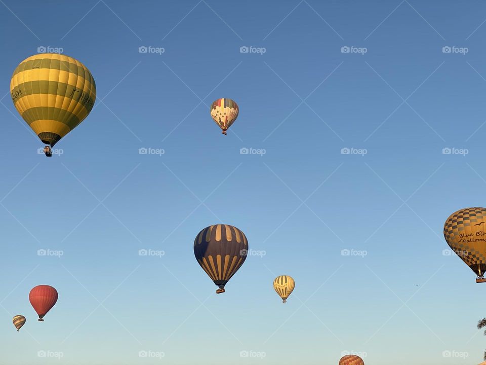 Hot air balloons 