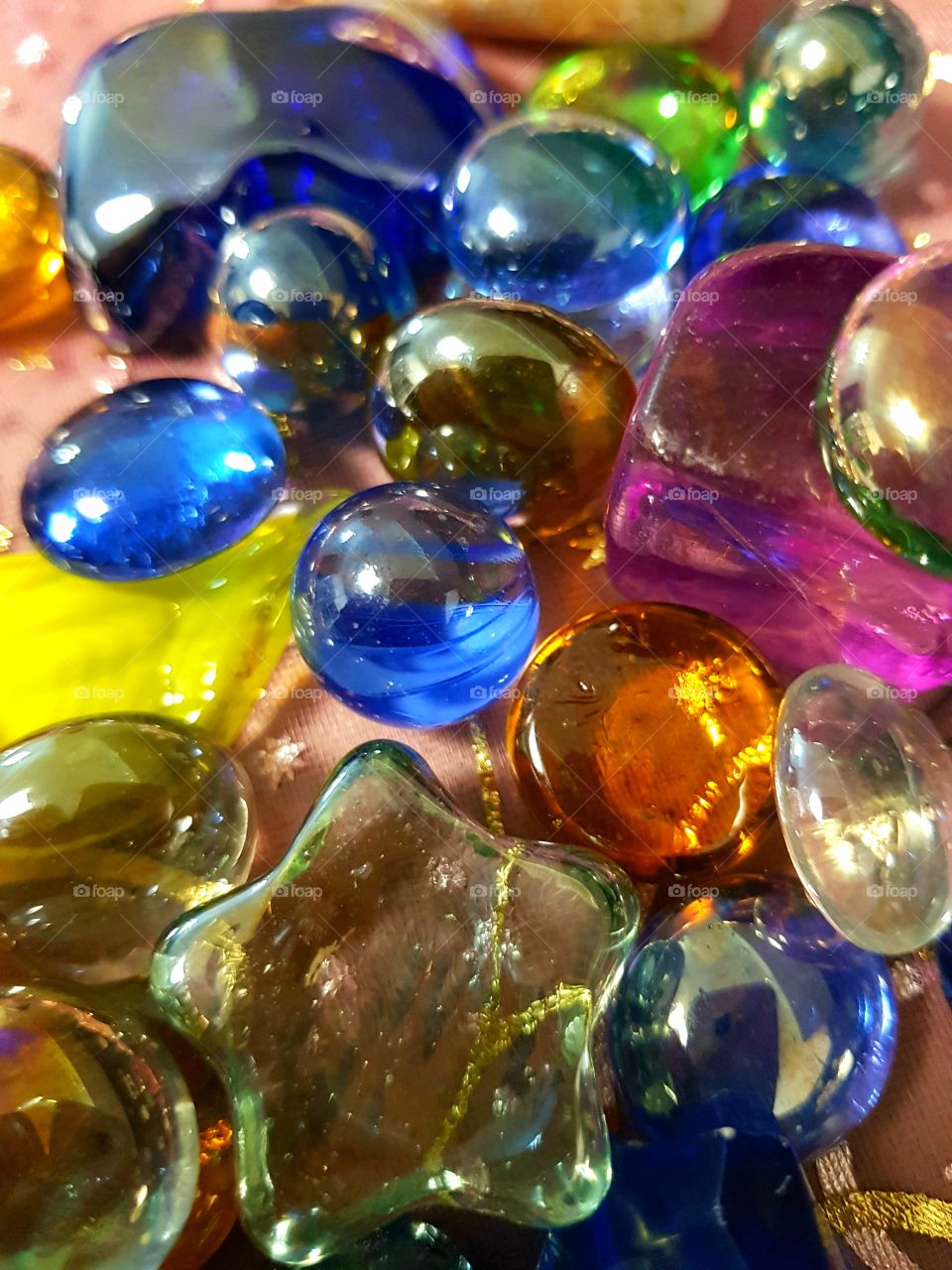 colorful diy glass