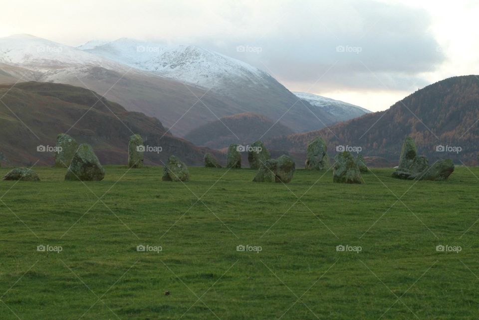 Castlerigg Stone Circle, Lake District UK