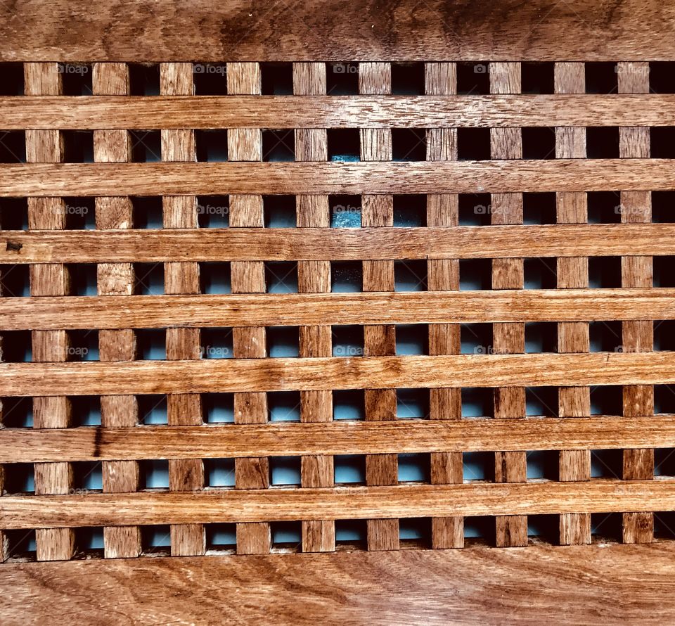 checkered wood board and white background