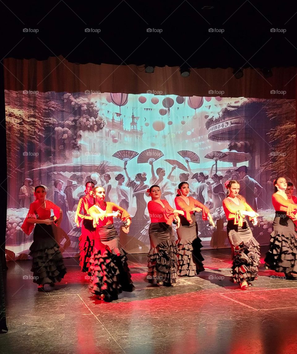 Spanish dance in the theatre