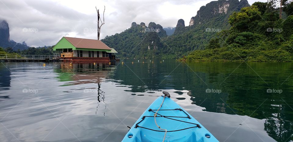 Lake kayaking