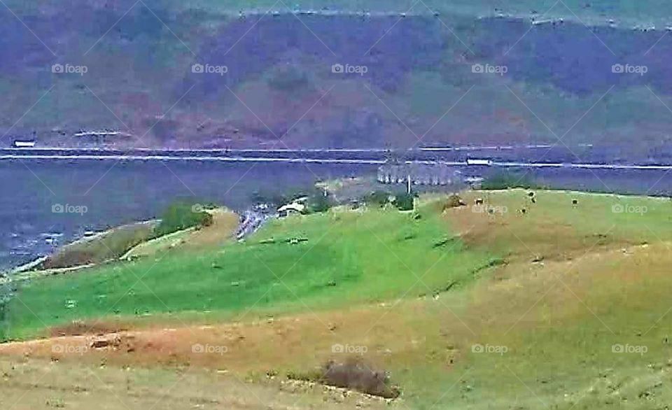 Stonehenge replica on the hill overlooking the Columbia River