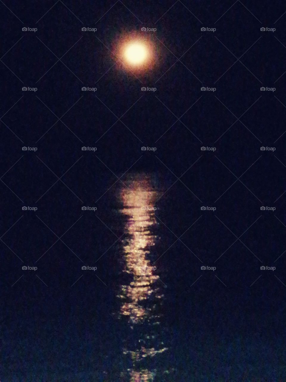 My once in a lifetime beach "super moon" experience.