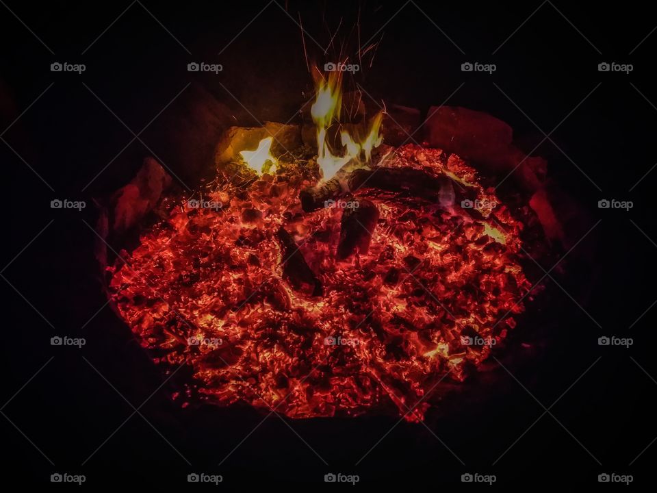 Hot Coals of a Fire