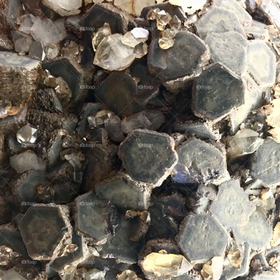 Abstract crystal texture